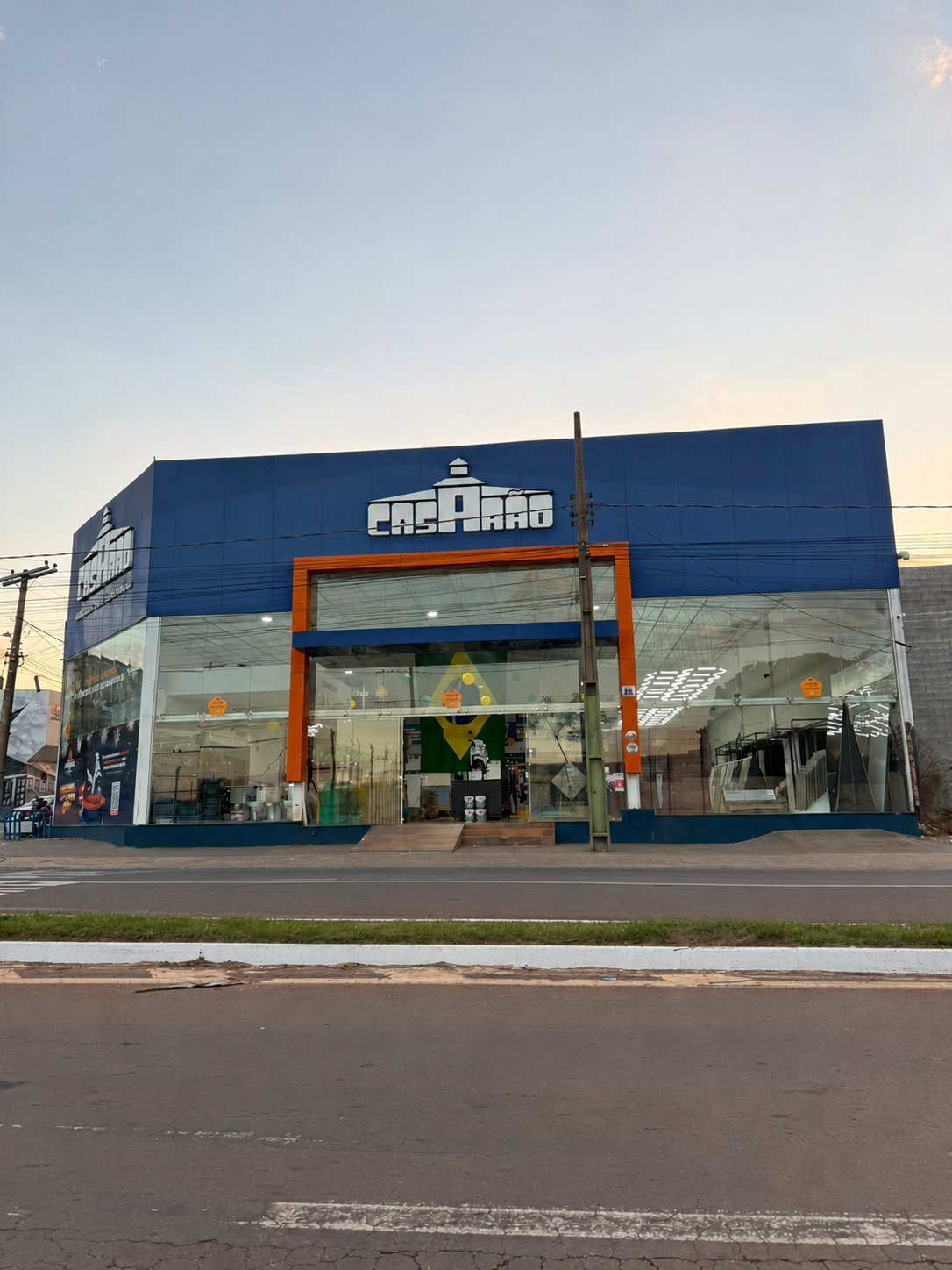 Fachada da loja Casarão